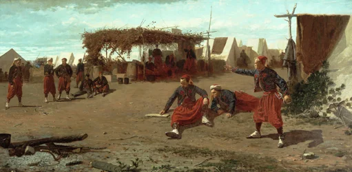 Quoits werfen, 1865